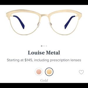 Warby Parker Louise metal glasses